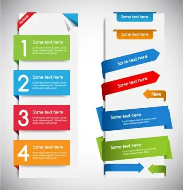 sequence infographic diagram with arrows decoration