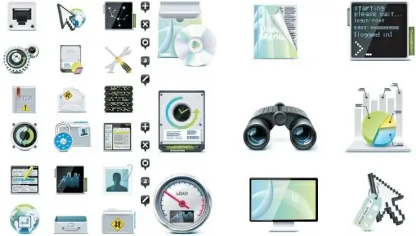 server theme icon vector