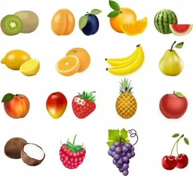 Set of Fruits