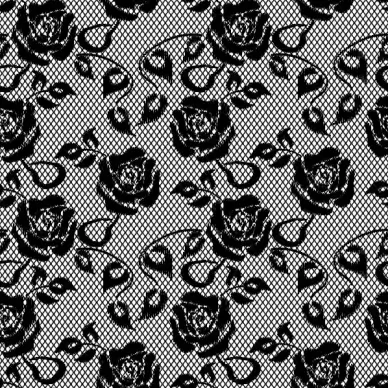 set of old lace vector background art