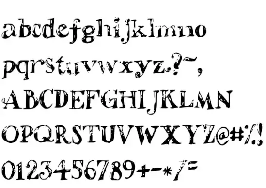 Shaded Letters