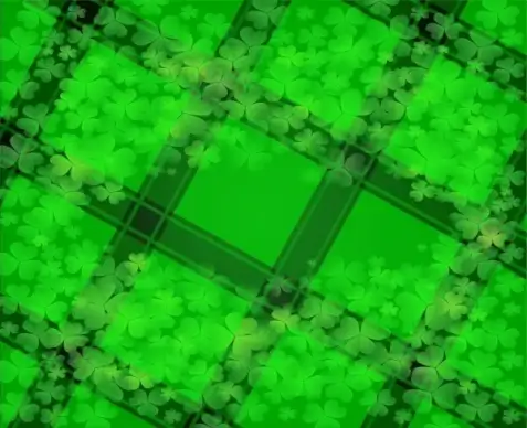 shamrock plaid background