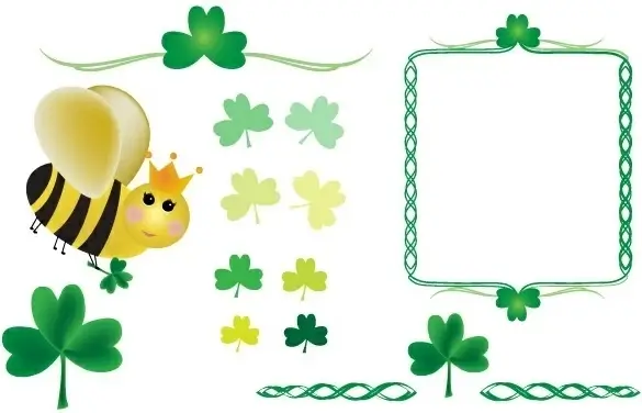 Shamrocks and Queen Bee