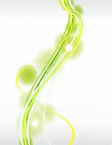Shiny green light background