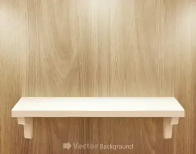 shiny shelves creative background vector art