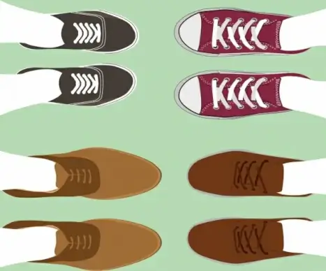 shoes fashion background modern young design