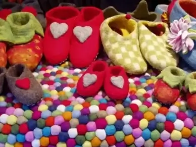 shoes felt felt work