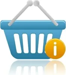 Shopping basket info