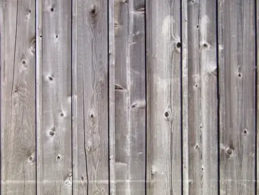 side of barn