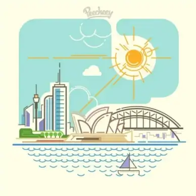 sidney city skyline