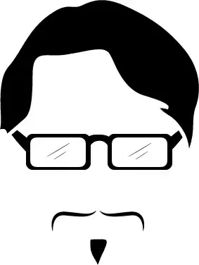 silhouette hipster