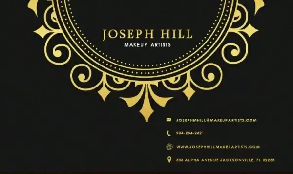 simple and elegant visiting card