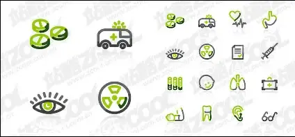 Simple lines vector graphics material