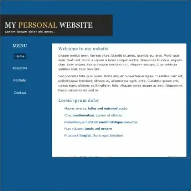 Simple Personal Template