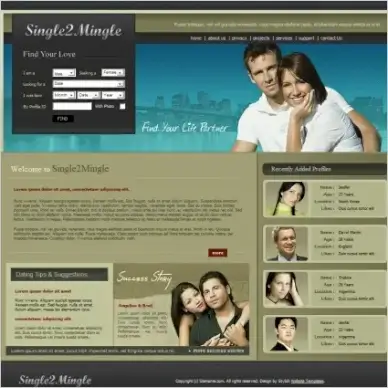 Single 2 Mingle Template