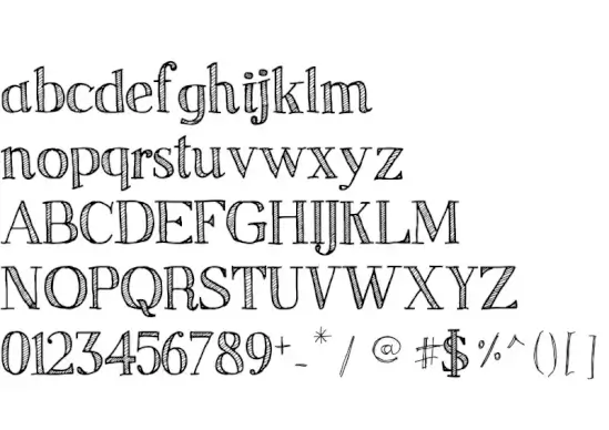Sketch Serif