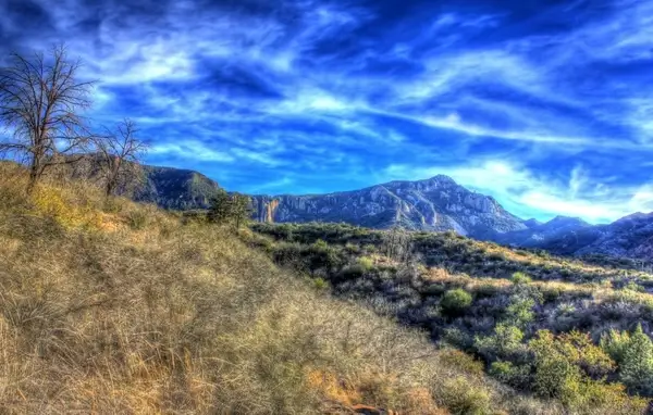 skies over the basin at big bend national park texas
