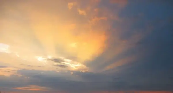 sky clouds evening sky