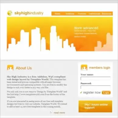 Sky High Industry Template