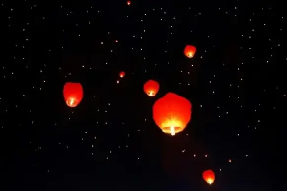 sky lanterns