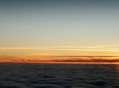 sky sunset cloud