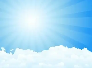 sunshine sky background bright vivid decor sunbeam icon