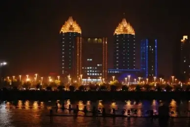 skyline night view