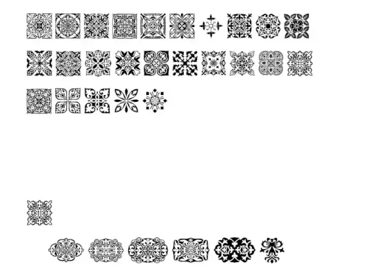 SL Square Ornaments