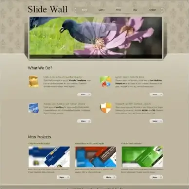 slide wall