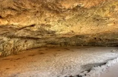 small cavern room at maquoketa state park iowa