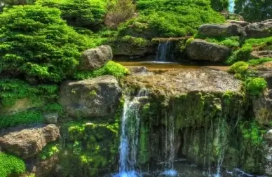 small waterfall in madison wisconsin