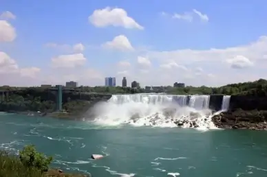 smaller falls in niagara falls ontario canada