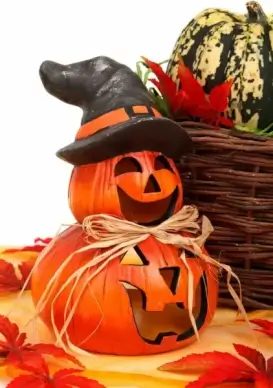 smiling halloween pumpkin
