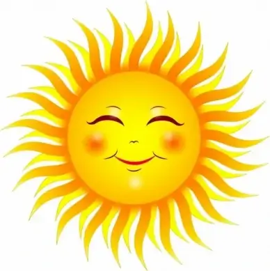 Smiling sun