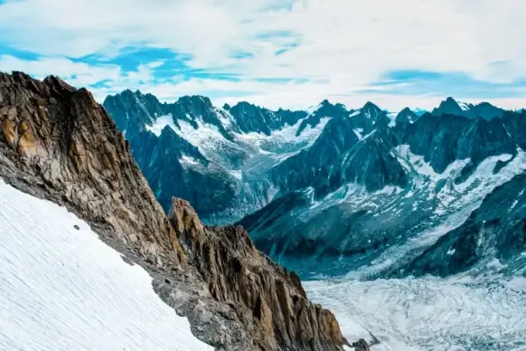 snow mountain picture elegant bright
