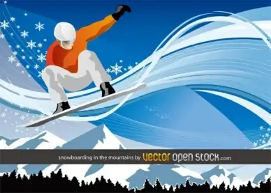 snowboarding