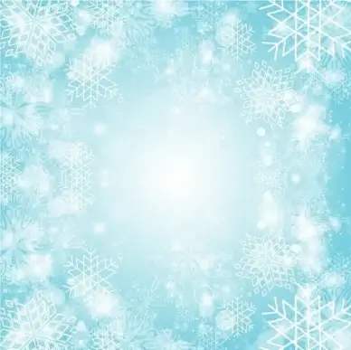 Snowflake burst background