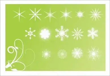 Snowflake element background