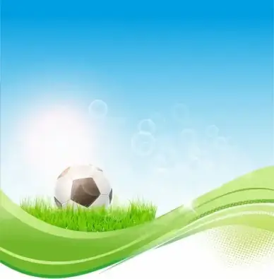 Soccer flow background