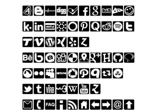Social Icons - Pro Set