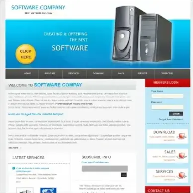 Software Company Template