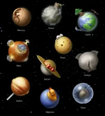 Solar System Icons icons pack