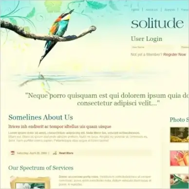 Solitude Template