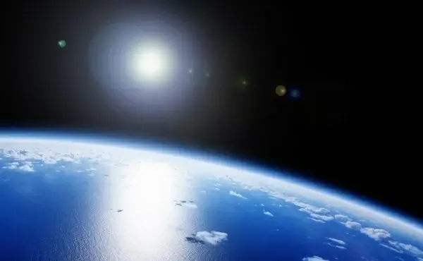 space on the blue planet