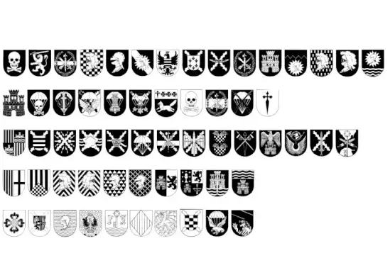 Spanish Army Shields