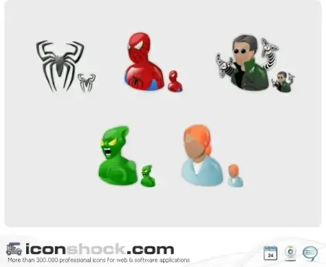 Spiderman Vista Icons icons pack