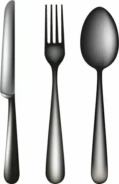 spoon knife fork