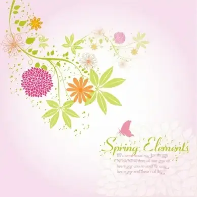 Spring flower background