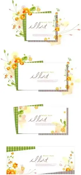 squid decorative frame vector
