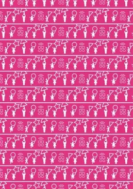 squid game pattern template flat silhouette activities sketch geometry design 